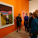 Dronning Sonja åpnet utstillingen Munch | Warhol and the Multiple Image på CerModern i Ankara (Foto: Lise Åserud, Scanpix)